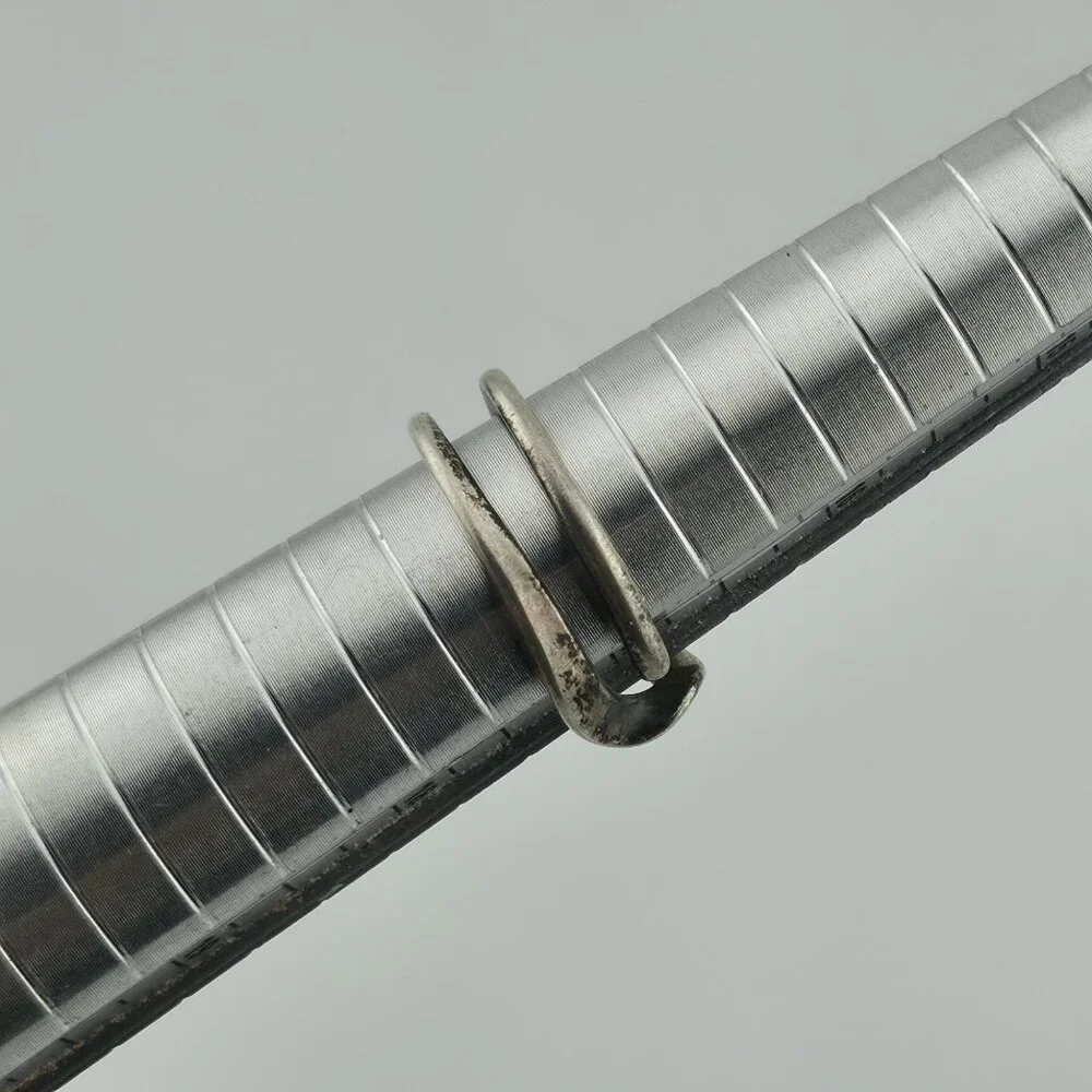 Ring Sterling Silver MCM MODERN contemporary Artisan Organic Minimalist Size 6.5 - Picture 6 of 11